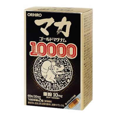 Viên uống hỗ trợ tăng cường sinh lý nam nữ Maca Gold Magnum 10000 Orihiro 60 viên